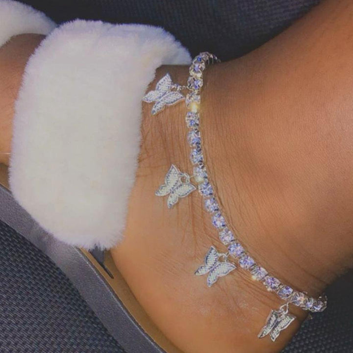 Butterfly Tennis Anklet