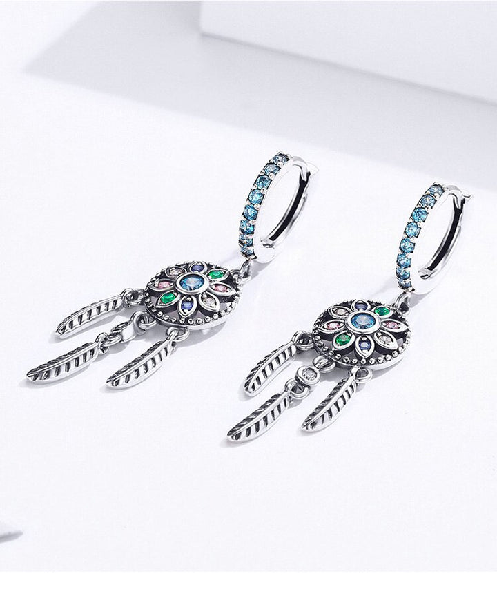 Dreamcatcher Gemstones Earrings