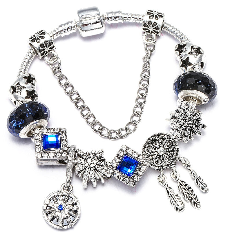 Pandora Charms + Dreamcatcher Bracelet