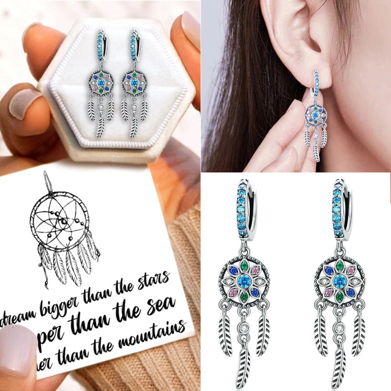 Dreamcatcher Gemstones Earrings